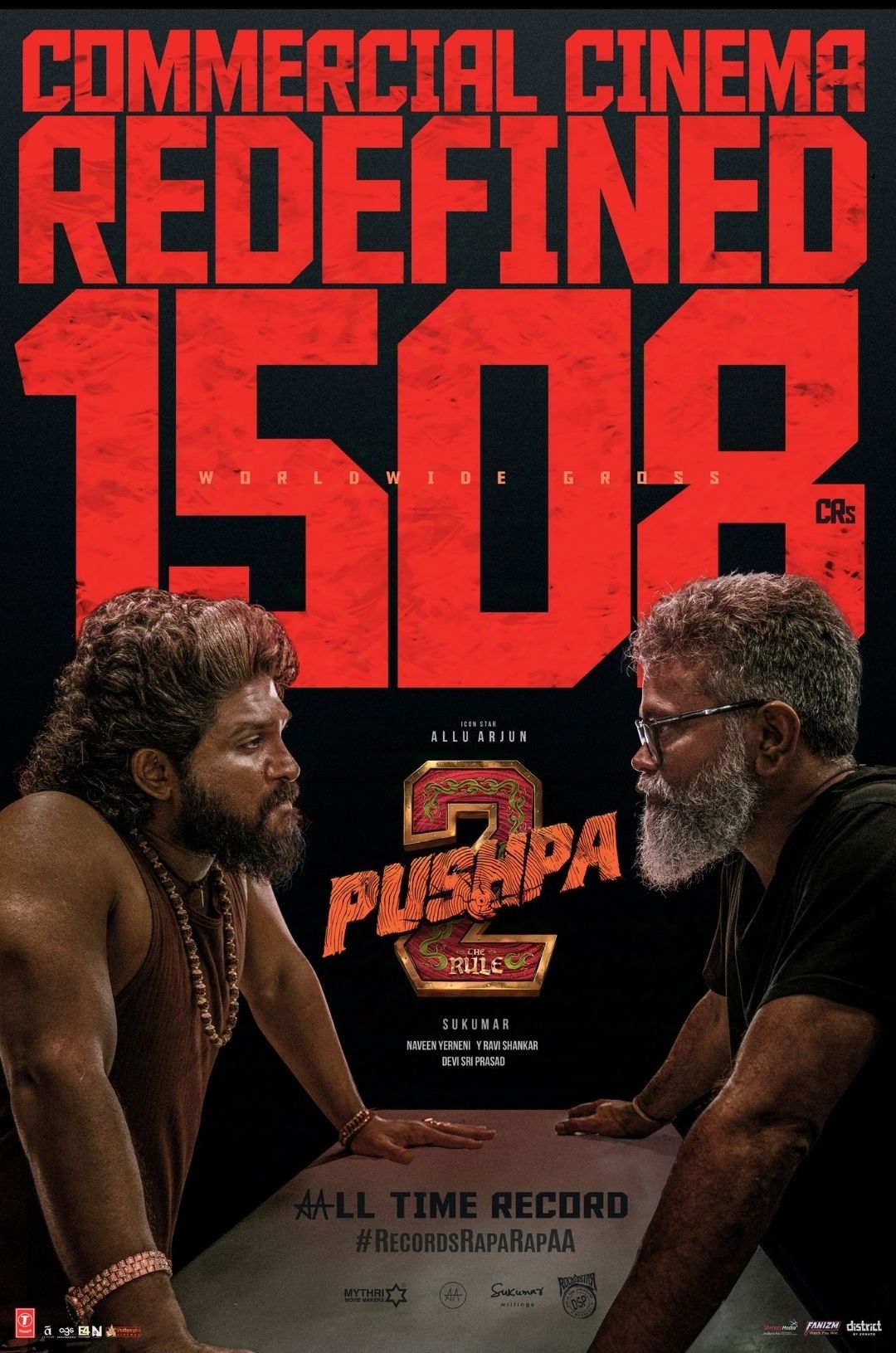 Pushpa 2 Worldwide Crossed 1900 crore